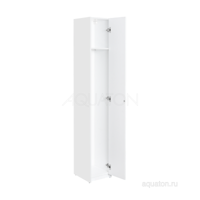 Шкаф-колонна Aquaton Лондри белая, узкая 1A260603LH010
