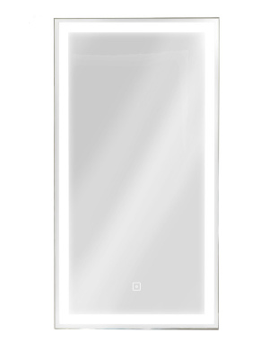 Зеркало-шкаф Континент Mirror Box Black Led 350х650 левый