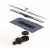 Желоб BERGES водосток SIMPEL 1000, матовый хром, S-сифон D50 H60 боковой Желоб BERGES водосток SIMPEL 1000, матовый хром, S-сифон D50 H60 боковой