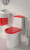 Унитаз-компакт Sanita luxe Best Color Red микролифт Унитаз-компакт Sanita luxe Best Color Red микролифт