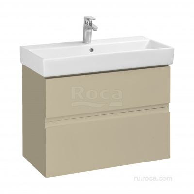 Тумба под раковину Roca Oleta 80 капучино 2 ящика A857640515