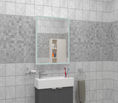 Зеркало-шкаф Континент Reflex LED 600х800