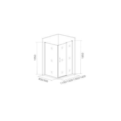 Боковая панель GOOD DOOR ANTARES SP-90-W-CH