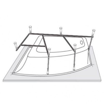 Каркас к ваннам VAGNERPLAST Veronela offset, Melite 160x105