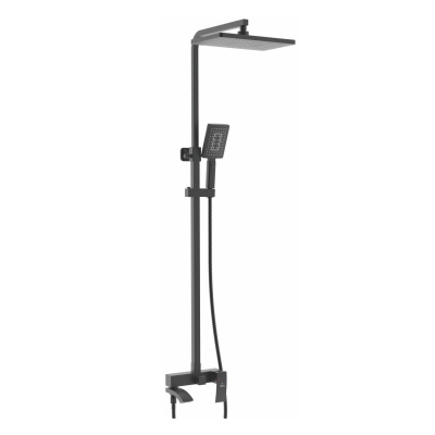 Душевая система Rose R1556H черный