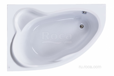 Акриловая ванна Roca Luna 170x115 левая ZRU9302911