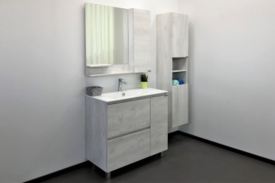 Тумба с раковиной Comforty Верона 90 дуб белый