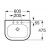 Раковина Roca Nexo 327641000 (60 см)