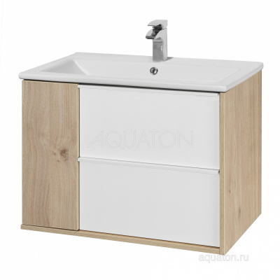 Тумба под раковину Aquaton Бостон 75 дуб эврика 1A252601BN010