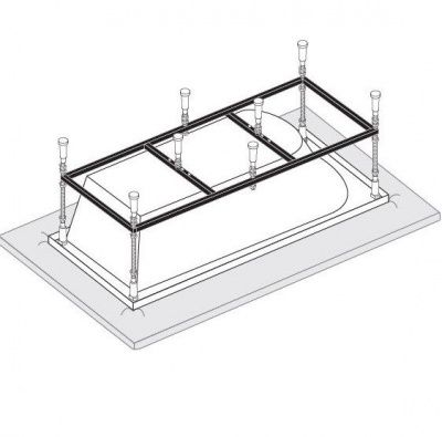 Каркас к ванне VAGNERPLAST Nike 120x70