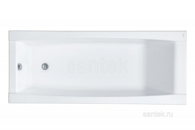 Акриловая ванна Santek Санторини 160х70 прямоугольная 1WH302494