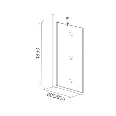Боковая панель GOOD DOOR ORION  SP-100-C-CH