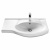 Раковина Santek Коралл 83 1WH110225 с левым крылом Раковина Santek Коралл 83 1WH110225 с левым крылом