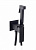 Смеситель KAISER Sonat 34777-2 Black Mat встроенный с гигиеническим дущем