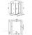 Душевой уголок GOOD DOOR PANDORA WTW+SP-140х90-С-CH