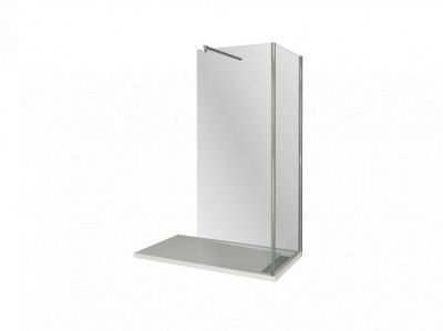 Перегородка для душа GOOD DOOR WALK IN SP+P-100-C-CH