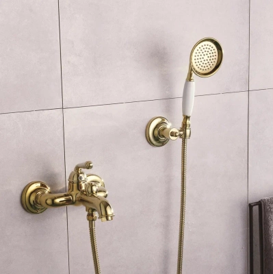 Смеситель для ванны Rose R0202E золото