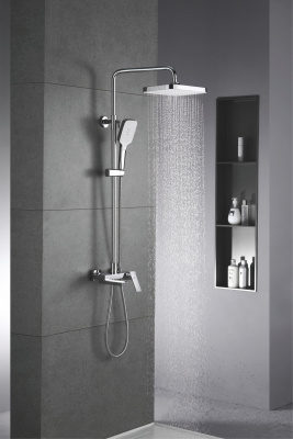 Душевая система Rose R1836 хром