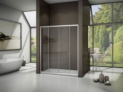 Душевая дверь GOOD DOOR LATTE WTW-TD-150-C-WE