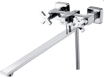 Смеситель для ванны KAISER Crystal 28055 L-40