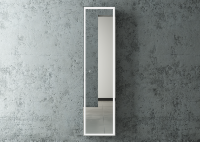 Зеркало-пенал Континент Mirror Box Black Led 400х1600