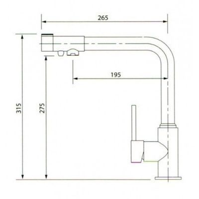 Смеситель для кухни KAISER Teka 13044-9