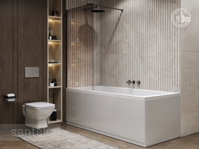 Акриловая ванна Santek Фиджи 160х75 прямоугольная 1WH501597