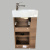 Тумба с раковиной Comforty Матэ 40 дуб тёмно коричневый Тумба с раковиной Comforty Матэ 40 дуб тёмно коричневый