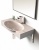 Раковина Sanita luxe Infinity 76 на кронштейнах