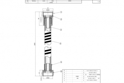 Душевой шланг Bravat P7233CP-1-RUS