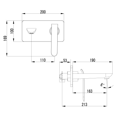 Смеситель для раковины Lemark Melange LM4926CW