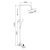 Душевая система Rose R2536F белый/хром Душевая система Rose R2536F белый/хром