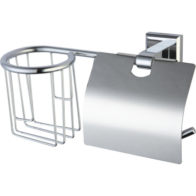 Держатель для туалетной бумаги и освежителя воздуха Savol S-R09551 хром