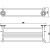 Полка для полотенец 60 см Savol S-08944C бронза Полка для полотенец 60 см Savol S-08944C бронза
