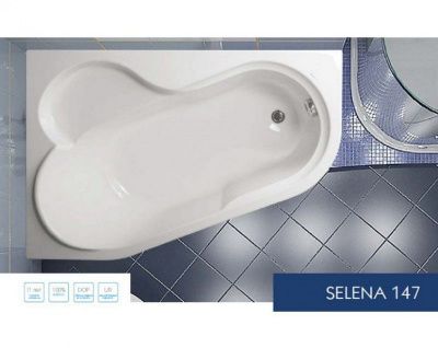Акриловая ванна VAGNERPLAST SELENA 147x100 Left