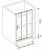 Душевая дверь GOOD DOOR ORION WTW-140-G-CH Душевая дверь GOOD DOOR ORION WTW-140-G-CH