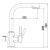 Смеситель для кухни KAISER Decor 40144-16 Sand