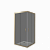 Душевой уголок GOOD DOOR JAZZ CR-80-B-BR