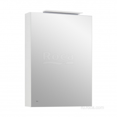 Зеркальный шкаф Roca Oleta 50 правый белый матовый A857644501