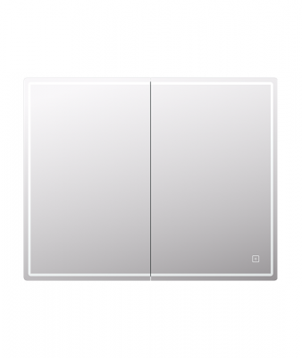 Зеркальный шкаф VIGO Geometry 800 с LED подсветкой