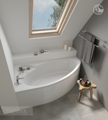 Акриловая ванна Santek Эдера 170х110 L асимметричная 1WH111995