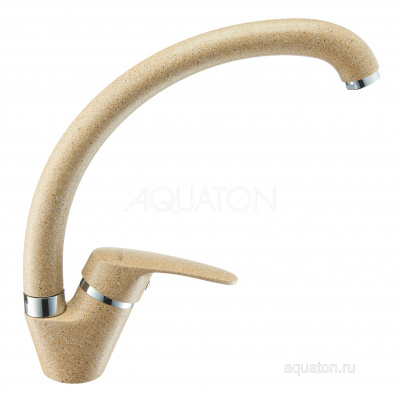 Смеситель для кухни Aquaton Нимо песочный 1AX002FCXX220