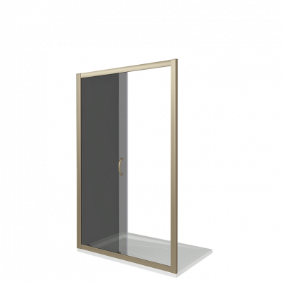 Душевая дверь GOOD DOOR JAZZ WTW-130-B-BR