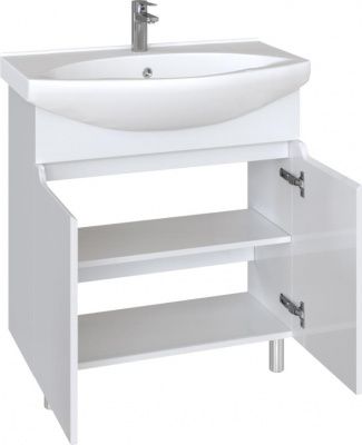 Тумба с раковиной Sanstar Bianco 75