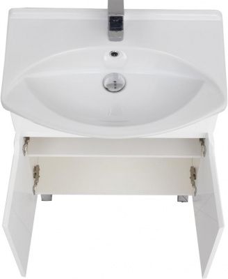 Тумба с раковиной Sanstar Bianco 75