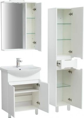 Тумба с раковиной Sanstar Bianco 75