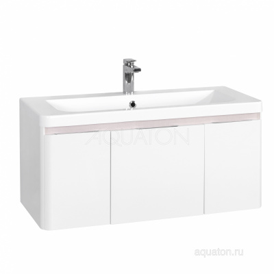 Тумба под раковину Aquaton Шерилл 105 белый 1A206301SH010