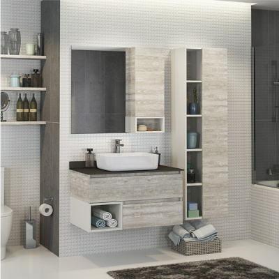 Тумба с раковиной Comforty Марио 75 сосна лоредо