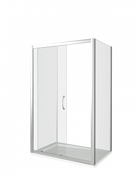 Душевой уголок GOOD DOOR LATTE WTW-110-C-CH+SP-80-C-CH