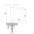 Смеситель для раковины Rose R21F R2111F белый/хром Смеситель для раковины Rose R21F R2111F белый/хром